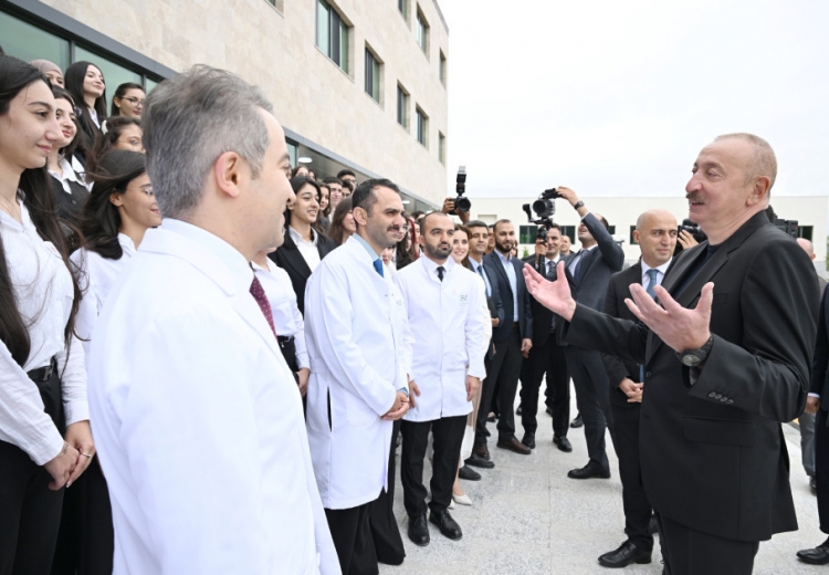 Prezident Xankəndidə olub -