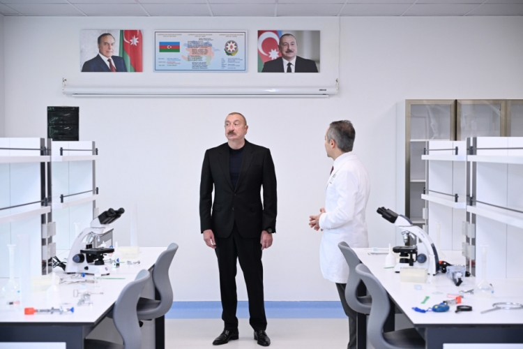 Prezident Xankəndidə olub -