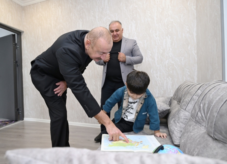 İlham Əliyev Şuşakənddə olub