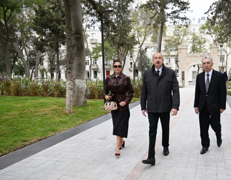 Bakıda yeni parkın açılışı olub -