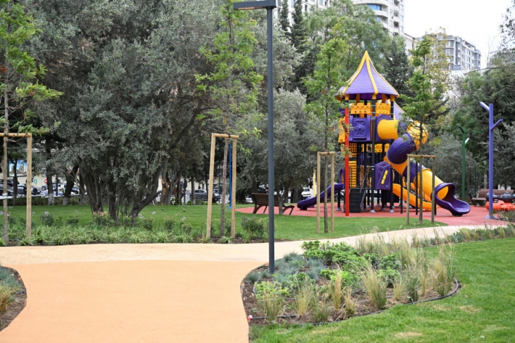 Bakıda yeni parkın açılışı olub -