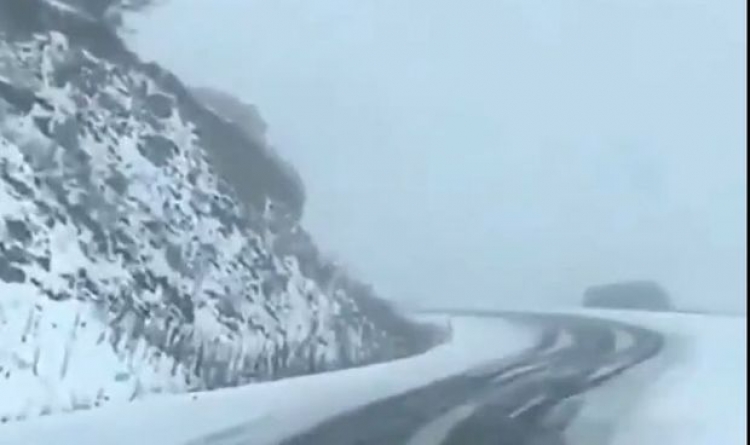 Murovdağa qar yağıb