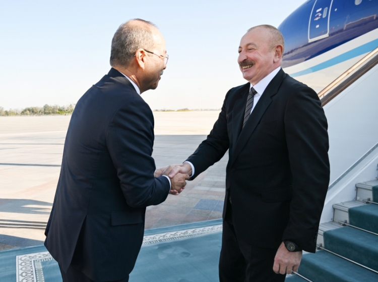Azərbaycan Prezidenti Özbəkistana səfər edib