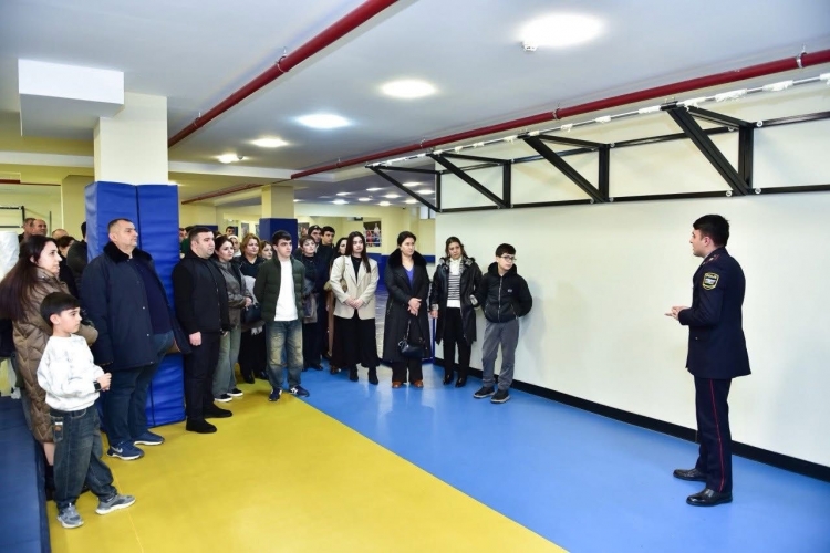 Polis Akademiyasında “Açıq qapı” günü təşkil olunub