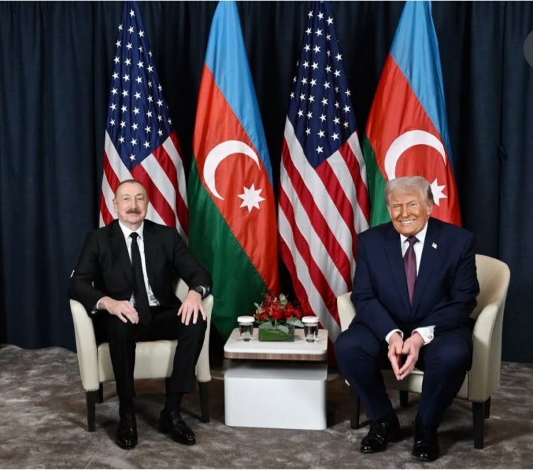 Azərbaycan və ABŞ prezidentləri görüşüblər -