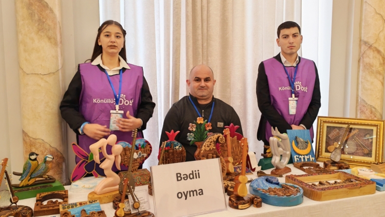 Ağdamda İnklüziv Yaradıcılıq Yarmarkası keçirilib