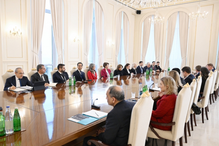 Prezident ABŞ Ticarət Palatasının nümayəndə heyətini qəbul edib
