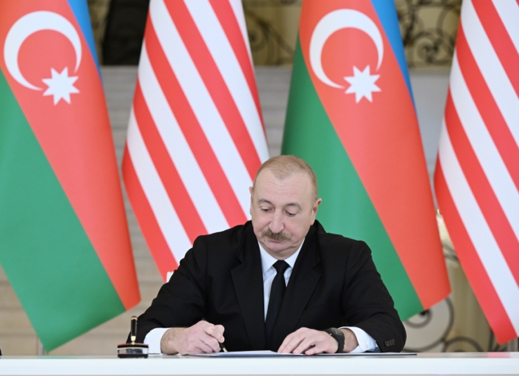 Azərbaycanla ABŞ arasında Strateji Tərəfdaşlıq Xartiyası imzalanıb