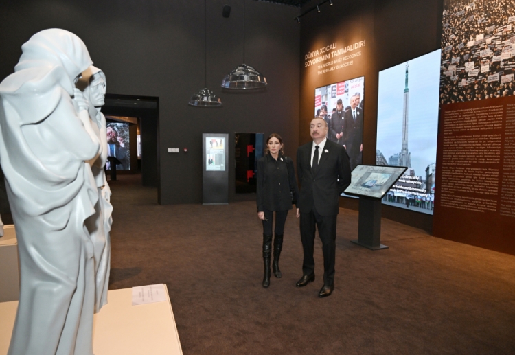 Xocalı Soyqırımı Memorialının açılışı olub