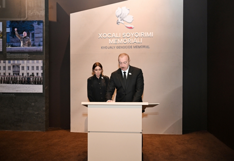 Xocalı Soyqırımı Memorialının açılışı olub