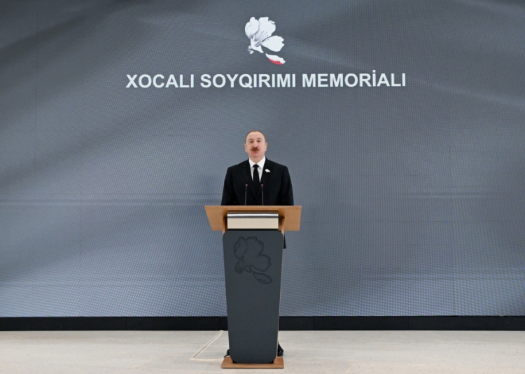 Xocalı Soyqırımı Memorialının açılışı olub