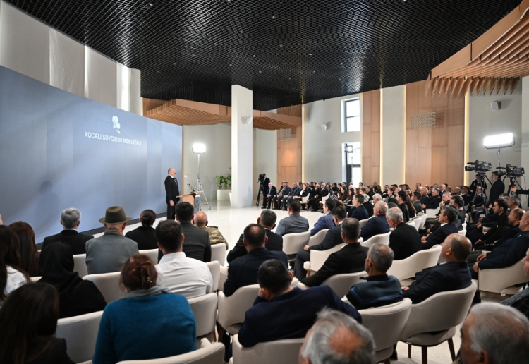 Xocalı Soyqırımı Memorialının açılışı olub