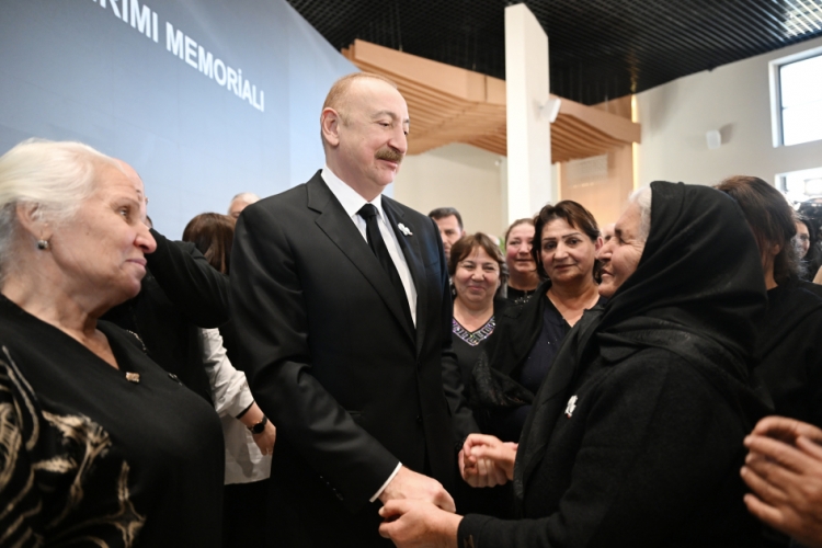 Xocalı Soyqırımı Memorialının açılışı olub