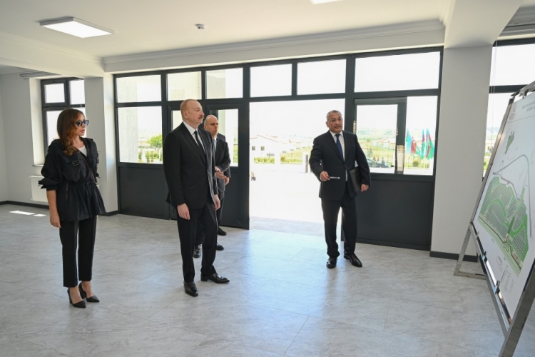 İlham Əliyev və Mehriban Əliyeva Cəbrayıla səfər ediblər