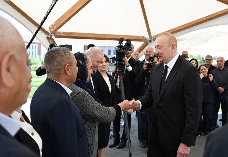 İlham Əliyev və Mehriban Əliyeva Cəbrayıla səfər ediblər