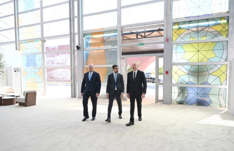 Prezident Bakı Olimpiya Stadionunda WUF13 ilə bağlı görülən işlərlə tanış olub